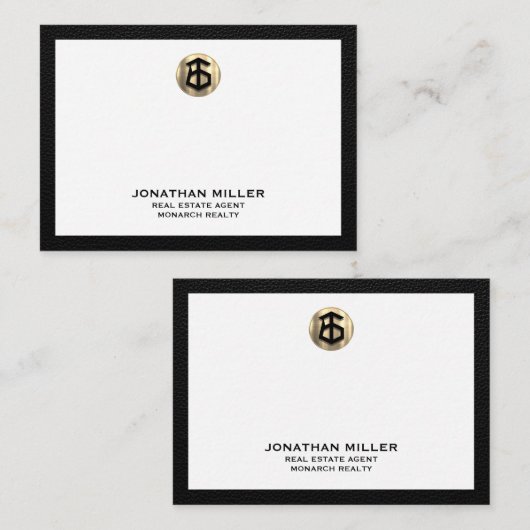 Gepersonaliseerde makelaar Notecard Notitiekaartje (Voorkant / Achterkant)