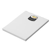 Gepersonaliseerde Maki Sushi | Alaska Roll Sushi Notitieblok (Linkerzijde)