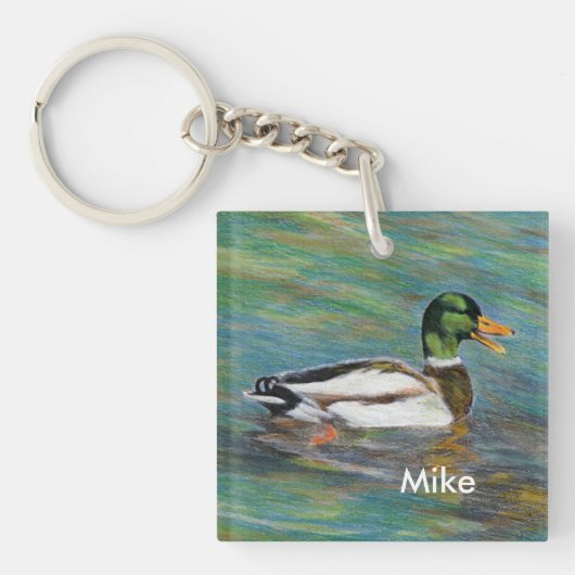 Gepersonaliseerde Mallard Sleutelhanger van SportM (voorkant)