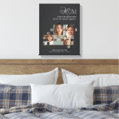 Gepersonaliseerde Mam Familie Puzzel Collage 4 Fot Canvas Afdruk (Insitu (Slaapkamer))