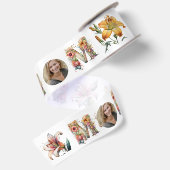 Gepersonaliseerde MAM Moederdag bloem foto lint (Achterkant)