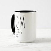 Gepersonaliseerde mama en papa Mok, Baby shower Gi Mok (Voorkant links)