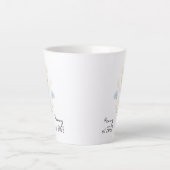 Gepersonaliseerde mama Est. Mok met Pastel Wildflo (Voorkant)