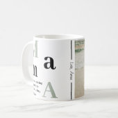 Gepersonaliseerde Mama Foto en Tekst Mok (Voorkant links)