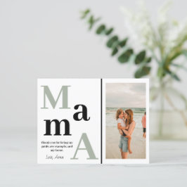 Gepersonaliseerde Mama Foto Moederdag Kaart