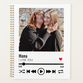 Gepersonaliseerde mama Ik hou van je Moederdag Planner