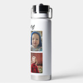 Gepersonaliseerde mama | Kinderfoto's Waterfles (Achterkant)