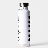 Gepersonaliseerde Mama Leopard Typografie Moeder G Waterfles (Rechts)