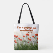 Gepersonaliseerde mama naam flores B Tote Bag (Achterkant)