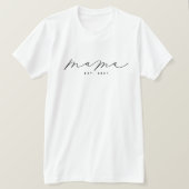 Gepersonaliseerde mama T-Shirt (Design voorkant)