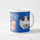 Gepersonaliseerde Mama & Zoetste Dochter Namen Fot Grote Koffiekop (Voorkant rechts)