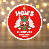 Gepersonaliseerde Mama's Foto Kerstboom Ornament