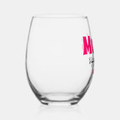 Gepersonaliseerde Mama's Sippy Cup Wijnglas Zonder Voet (Rechts)