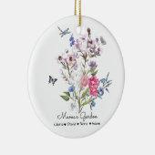 Gepersonaliseerde mama's tuin keramisch ornament (Rechts)