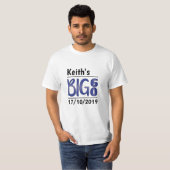 Gepersonaliseerde man 60e verjaardag t-shirt (Voorkant volledig)