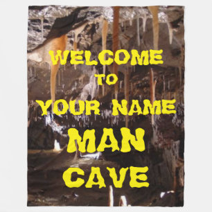 GEPERSONALISEERDE MAN CAVE FLEECE DEKEN