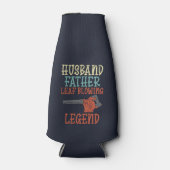 Gepersonaliseerde man Leaf Blower Legend Flesjeskoeler (Voorkant)