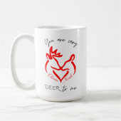 Gepersonaliseerde Man Vrouw Jubileum Gift Koffiemok (Links)