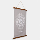 Gepersonaliseerde Mandala Dorm Room Wall Hangend Wandkleed (Gebogen)