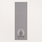 Gepersonaliseerde Mandala Lotus Pose Dubbelzijdig Yogamat (Achterkant)