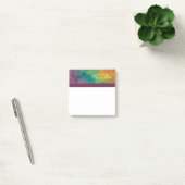 Gepersonaliseerde mandala-regenboog schrijft post-it® notes (Kantoor)