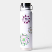 Gepersonaliseerde mandala wonder waterfles (Achterkant)