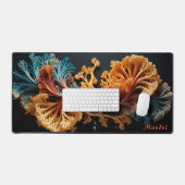 Gepersonaliseerde Mandelbrot Julia Set Desk Mat (Keyboard & Muis)