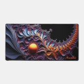 Gepersonaliseerde Mandelbrot Julia Set Desk Mat (Voorkant)