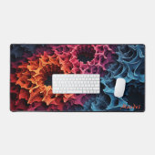Gepersonaliseerde Mandelbrot Julia Set Desk Mat (Keyboard & Muis)