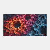 Gepersonaliseerde Mandelbrot Julia Set Desk Mat (Voorkant)