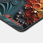 Gepersonaliseerde Mandelbrot Julia Set Desk Mat (Hoek)