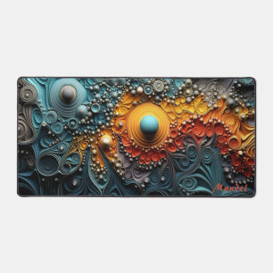 Gepersonaliseerde Mandelbrot Julia Set Desk Mat
