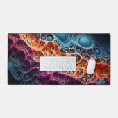 Gepersonaliseerde Mandelbrot Julia Set Desk Mat (Keyboard & Muis)