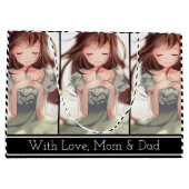 Gepersonaliseerde Manga Art "Jenny" Groot Cadeauzakje (Achterkant)