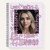 Gepersonaliseerde Manifestatie Dankbaarheid Dagboe Notitieboek (Voorkant)