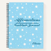 Gepersonaliseerde manifestatie Dankbaarheid Zelfzo Notitieboek (Voorkant)