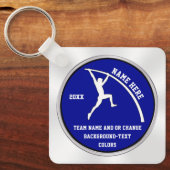 Gepersonaliseerde Mannen Cheap, Pole Vaulfts Sleutelhanger (Voorkant)