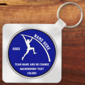 Gepersonaliseerde Mannen Cheap, Pole Vaulfts Sleutelhanger (Achterkant)