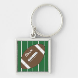 Gepersonaliseerde Mannen Football Keyring Sleutelh Sleutelhanger