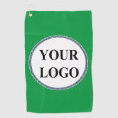 Gepersonaliseerde Mannen geschenken Manly Sjabloon Golfhanddoek (Voorkant)