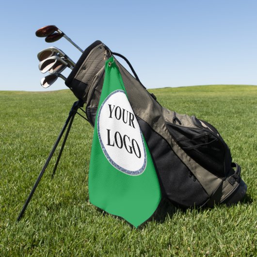 Gepersonaliseerde Mannen geschenken Manly Sjabloon Golfhanddoek (Groen)