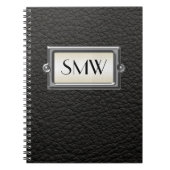 Gepersonaliseerde Mannen met drie letters Notitieboek (Voorkant)