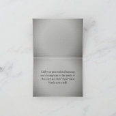 Gepersonaliseerde Mannen met drie letters Notitiekaartje (Binnen)