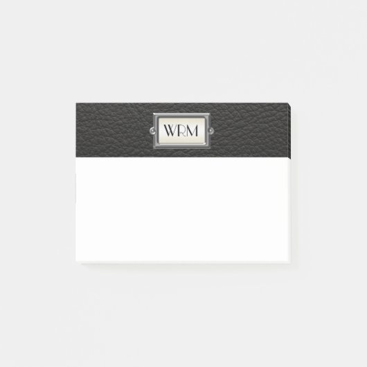 Gepersonaliseerde Mannen met drie letters Post-it® Notes (Voorkant)
