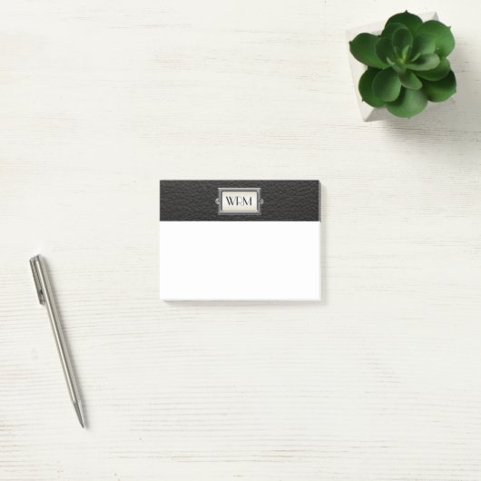 Gepersonaliseerde Mannen met drie letters Post-it® Notes (Kantoor)