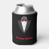 Gepersonaliseerde Mannen Shirt Blikjeskoeler (Blikje Voorkant)