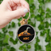 Gepersonaliseerde Mannen Sleutelhanger, Duck Hunti Sleutelhanger (Hand)