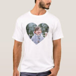 Gepersonaliseerde Mannen T-Shirt voor foto's met h<br><div class="desc">WIE HOOR JE ERVAN? 
Pas dit t-shirt aan met uw familiefoto's,  vakantiefoto's,  huwelijksfoto's,  baby foto's,  enz. om de perfecte persoonlijke foto cadeau te creëer.</div>