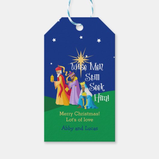 Gepersonaliseerde Mannen zoeken nog steeds naar zi Cadeaulabel (Voorkant)