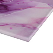 Gepersonaliseerde Marble Look Glas Snijplank (Hoek)